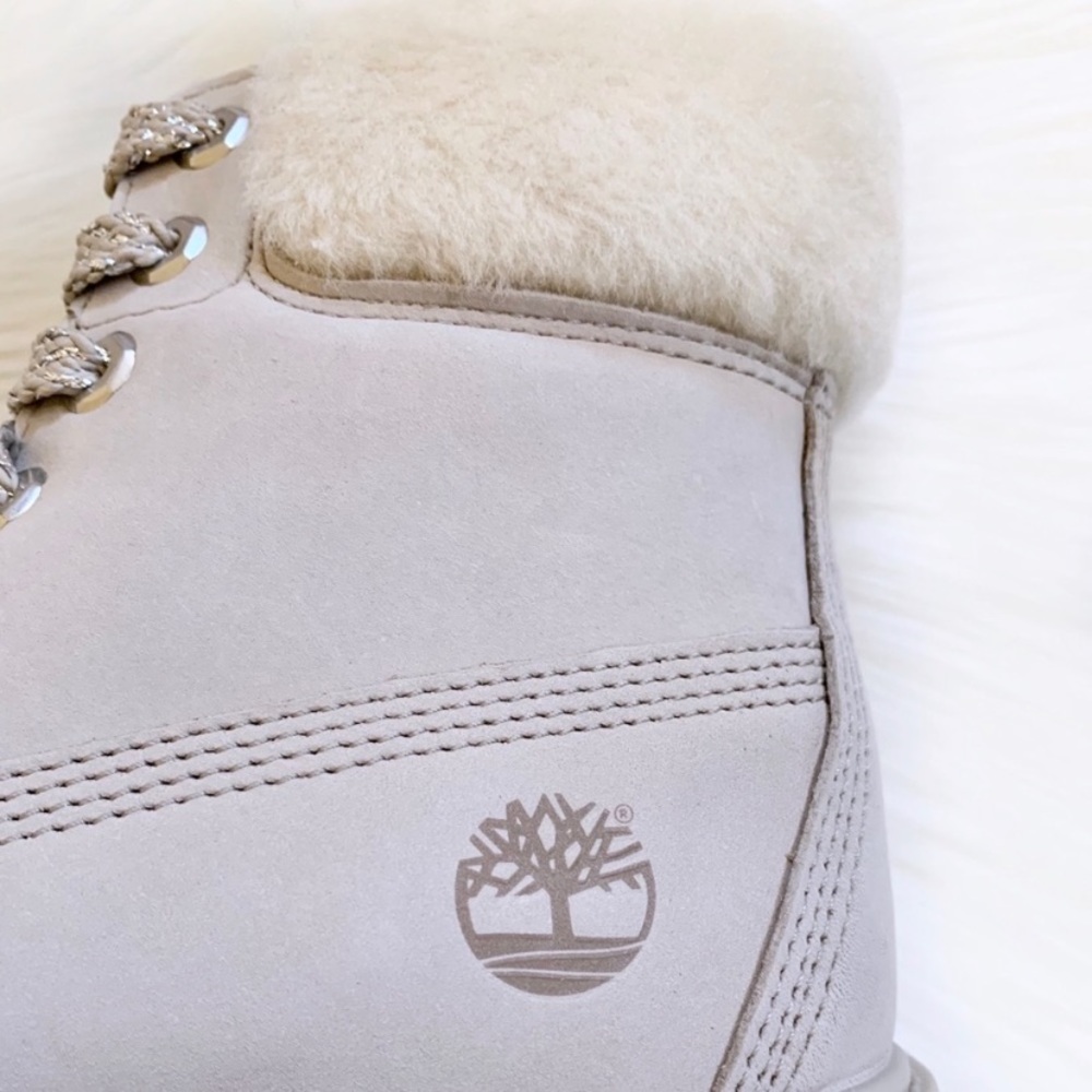 Timberland 6” Shearling Collar Waterproof Boots - Picture 6 of 8